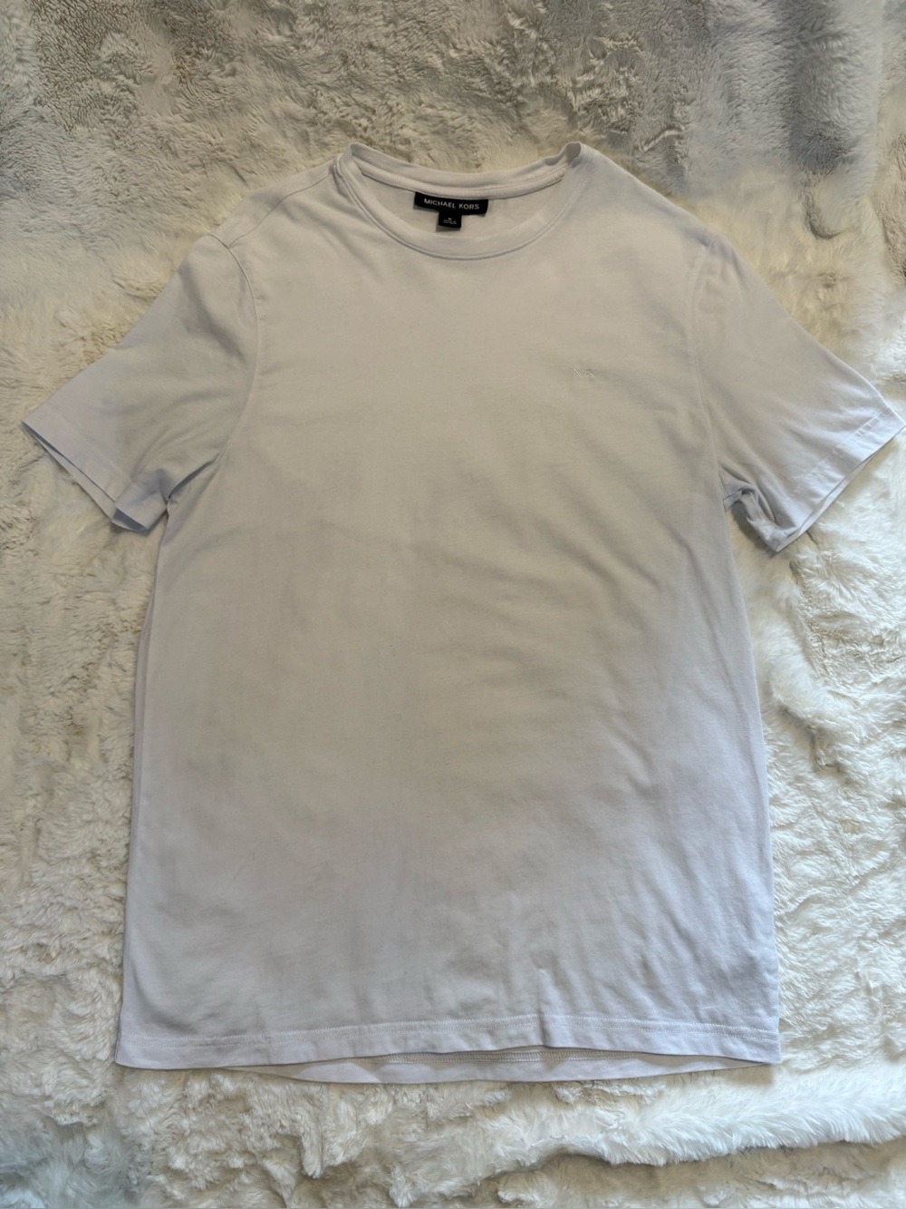 Michael Kors Short Sleeve Crew T-Shirt in White
